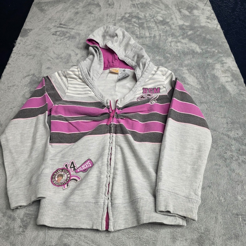 VTG Y2K Disney's High School Musical 2 Zip Up Sweater Youth Girls Size 6/6X